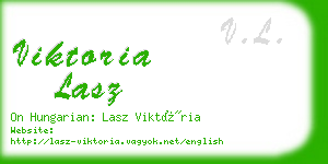 viktoria lasz business card